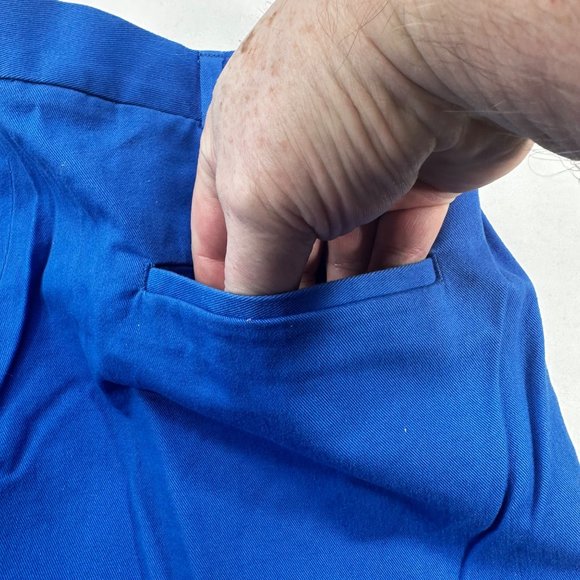 Aureus Men's Sz 36 Pant Pleated Raw Hem Needs To Be Tailored Blue New With Tags - Picture 16 of 16